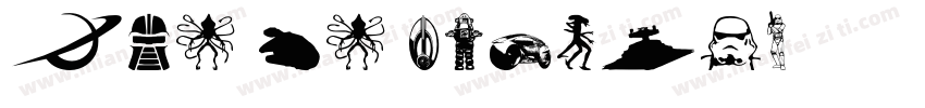 Sci Fi Bronze字体转换